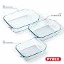 Ensemble de plats de cuisson au four Pyrex Transparent 3 Pièces