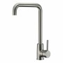 Mixer Tap Rousseau Grey Stainless steel Brass