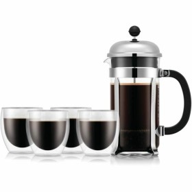 Cafetière à Piston Bodum Transparent 1 L (8 Unités)