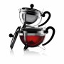 Teapot Bodum Grey 1 L Glass Stainless steel