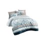 Duvet cover set Blue Super king 3 Pieces