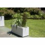 Planter EDA EDA Graphit White polypropylene Plastic 99,5 x 39 x 43 cm
