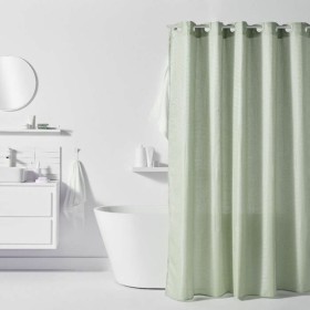 Rideau de Douche TODAY Vert Polyester 180 x 200 cm (12 Unités)