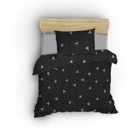 Parure de couette Gris Lit king size 3 Pièces