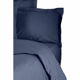 Parure de couette Bleu Lit king size 3 Pièces