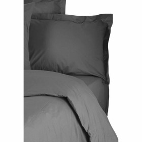 Parure de couette Anthracite Lit king size 3 Pièces