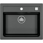 Sink with One Basin Stradour ATROX Black
