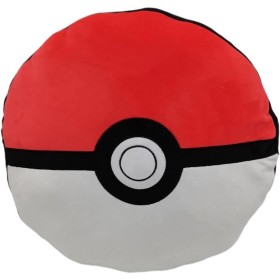 Cushion Pokémon 45 x 4 x 45 cm White Black Red Polyester Children's
