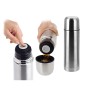 Thermos with Dispenser Stopper Excellent Houseware Silver 1 L