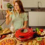 Cecotec Electric Pizza Maker Mamma Mía Window 1200W stone steel red timer