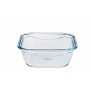 Food Preservation Container Pyrex Blue Transparent 800 ml (2 Units)