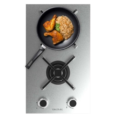 Cecotec Gas Hob Squad G 2400S 2 Burners 5200W Stainless Steel WOK Electronic Ignition