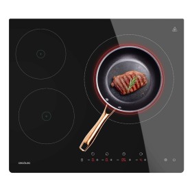 Cecotec Ceramic Hob Squad V 3001 Max 90cm 3 Zones 6200W Touch Control Black