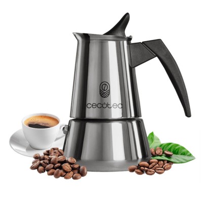 Italian Coffee Pot Cecotec Piccolina 900 Steel 10 Cups 450 ml