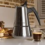 Cecotec Cafetière Italienne Piccolina 900 Inox 10 Tasses Antigoutte Ergonomique