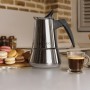 Cafetière italienne Cecotec Piccolina 600 inox 6 tasses anti-goutte ergonomique