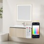 Bathroom mirror with LED light KSIX Aqua E 36 W 1300 lm