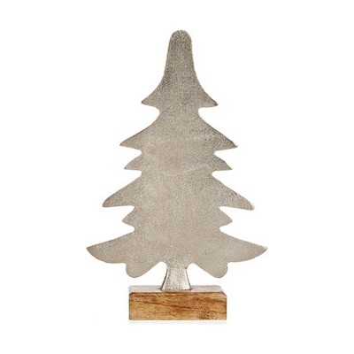 Sapin de Noël Krist+ Argenté Argent Métal 6 x 25,5 x 16 cm