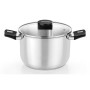 Casserole with lid Monix M240230 Black Ø 30 cm (Refurbished A)