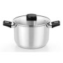 Casserole with lid Monix M240230 Black Ø 30 cm (Refurbished A)