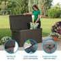 Outdoor Chest Lifetime Brown Plastic 127 x 67 x 64 cm 440 L