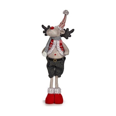 Christmas Reindeer Krist+ FG09-PX21383A Red Grey 13 x 65 x 18 cm