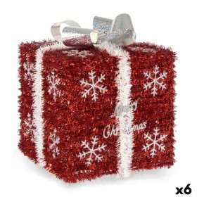 Gift Box Krist+ 19CD061 White Red Silver 20 x 23 x 20 cm (6 Units)