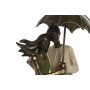 Decorative Figure Home ESPRIT Green Golden Pair 12,5 x 8 x 25,5 cm