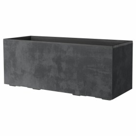 Pot Deroma Anthracite 99 cm Plastique Rectangulaire Moderne