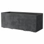 Pot Deroma Anthracite 99 cm Plastique Rectangulaire Moderne