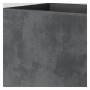 Plant pot Deroma Anthracite 99 cm Plastic Rectangular Modern