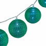 Wreath of LED Balls Krist+ Green 2 m Ø 5 cm