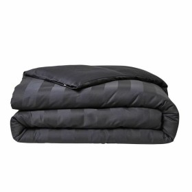 Duvet cover set TODAY Satin Black Anthracite 220 x 240 cm