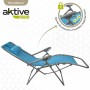 Sun-lounger Aktive Blue textilene 160 x 52 x 76 cm