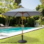 Parasol Aktive Grey Ø 4,8 cm 300 cm Wood