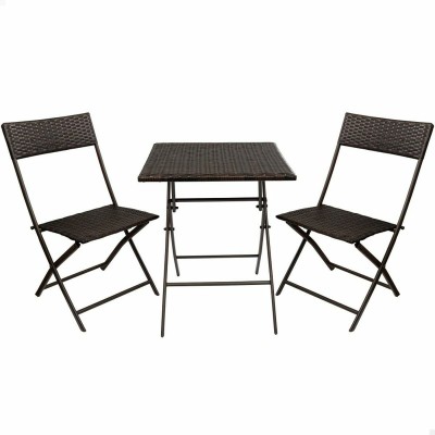 Table set with 2 chairs Aktive Squared 60 x 72 cm