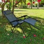 Sun-lounger Aktive Dark grey 52 x 68 x 102 cm