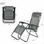 Sun-lounger Aktive Dark grey 52 x 68 x 102 cm