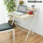 Bureau Pliable avec Étagère Tablezy InnovaGoods V0103260 Bois (Reconditionné C)