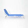 Beach sunbed Ociotrends Blue 188 x 58 x 24 cm