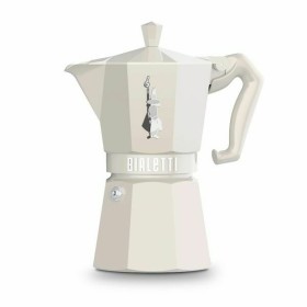 Italian Coffee Pot Bialetti MOKA EXCLUSIVE CREAM 6T Cream Aluminium 6 Cups