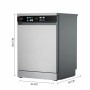 Dishwasher Cecotec Bolero Aguazero 6210 Inox D 60 cm Steel