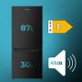 Cecotec combined fridge black 117 L E Bolero CoolMarket Combi 117 DF