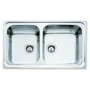 Sink with Two Basins Teka CLASSIC2C86REV