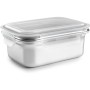 Lunch box Ibili 669308 Silver Stainless steel Rectangular 800 ml