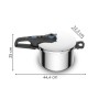 Pressure cooker Tefal P2584301 Stainless steel 6 L