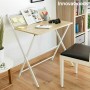 Folding Desk with Shelf InnovaGoods Tablezy Multicolour Wood (Refurbished A)