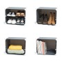 Rangement Modulaire Portable pour Chaussures InnovaGoods Gris (Reconditionné A)