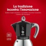 Italian Coffee Pot Bialetti 0006936/NP Black Grey Metal Aluminium