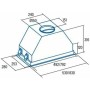 Conventional Hood Cata GCX83SD Grey